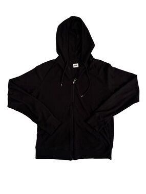 Uniqlo Waffle Zip-Up Hoodie Sweater - Classic Casual